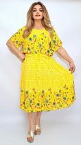 Платье Romeo Life 718 yellow Платье Romeo Life 718 yellow - делук