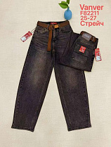 Джинсы Vanver F82211 brown - делук