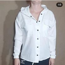 Рубашка No Brand 1509 white - делук