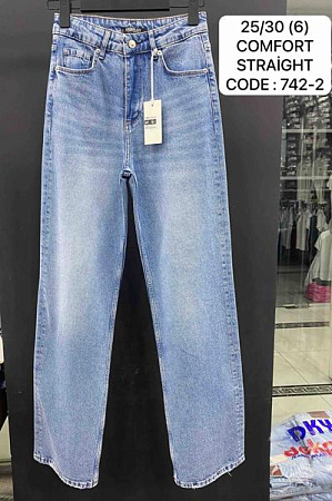 Джинсы Maxim Jeans 742-2 l.blue - делук