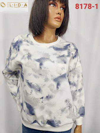 Свитер Lida 8178-1 white - делук