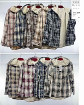 Рубашка Estima 8193 khaki-beige - делук