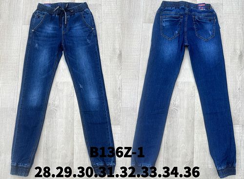 Джинсы God Baron B136Z-1 blue - делук