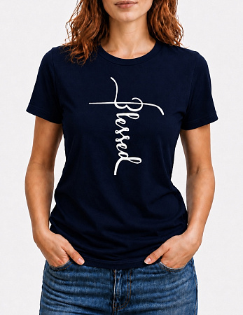 Футболка Alia AL188 navy - делук