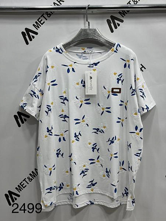 Футболка Met&March 2499-9 white - делук