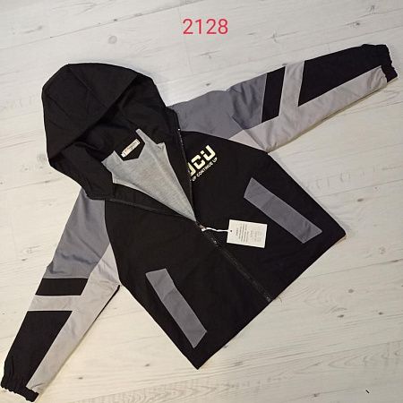 Куртка 2128 black-grey - делук
