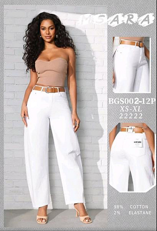 Джинсы Jeans Club BGS002-12 white - делук