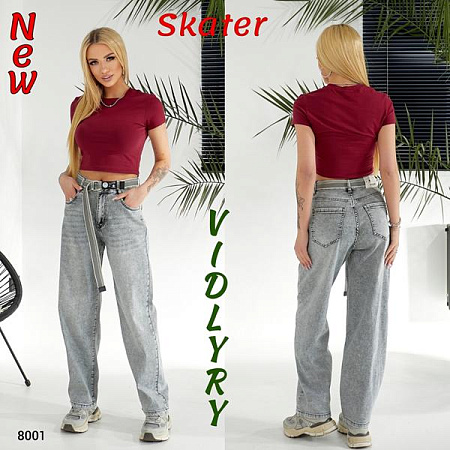 Джинсы Vidlyry 8001 l.grey - делук
