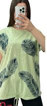 Футболка Levisha 25065 mint - делук