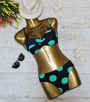 Купальник Dfk 22309 black-green - делук