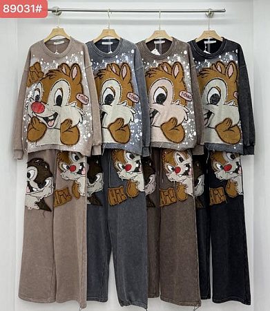 Костюм Спорт Dgmd HY89031 brown - делук