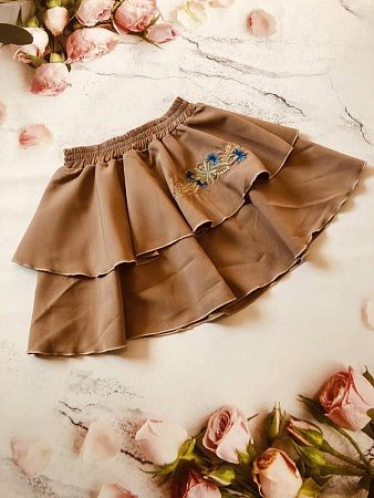 Юбка Moda School M102 brown - делук