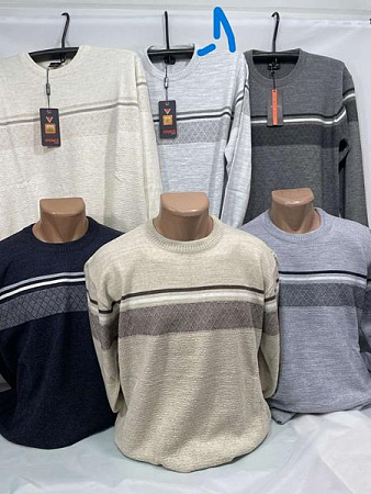 Свитер Sabihina SB1495-1 l.grey - делук