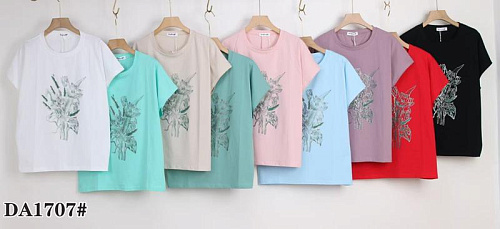 Футболка Xie DA1707 mix - делук