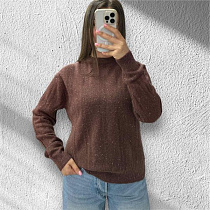 Свитер Elena&Vika 25516 brown - делук