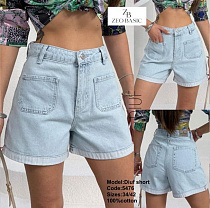 Шорты Jeans Style 5476 l.blue - делук