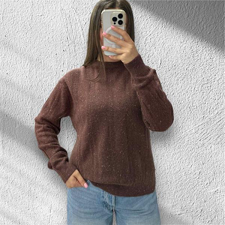 Свитер Elena&Vika 25516 brown - делук