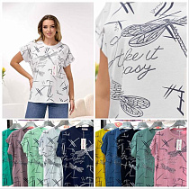 Футболка Lola LL615 mix - делук