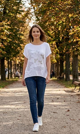 Футболка Orange Chinese 304 white - делук