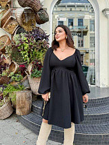 Платье Adam&Eva 219 black - делук