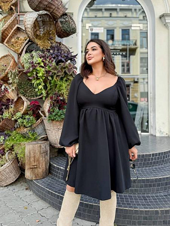 Платье Adam&Eva 219 black - делук