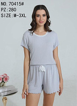 Пижама Estima 70415 grey - делук