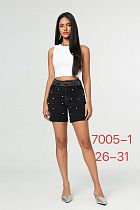 Шорты Newjeans 7005-1 black - делук