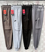 Штаны Спорт Shon S2368 l.grey - делук