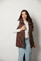 Жилетка Dgmd B478 brown - делук