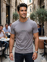 Футболка Moranny MR1005 grey - делук