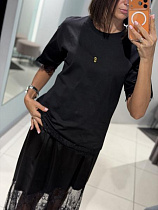 Футболка Comod 8677-1 black - делук