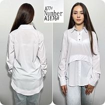 Рубашка Loyard A1876 white - делук