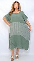Платье Romeo Life RL432 khaki - делук