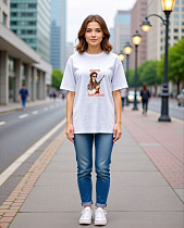 Футболка Mary Brand 569 white - делук