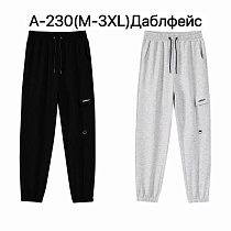 Штаны Спорт Ale-Ate A230 black - делук