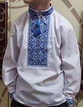 Вышиванка Nik 56333 white - делук