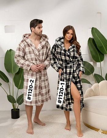 Халат Bat 1120-2-1 beige - делук