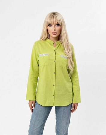 Рубашка Global GL263 l.green - делук