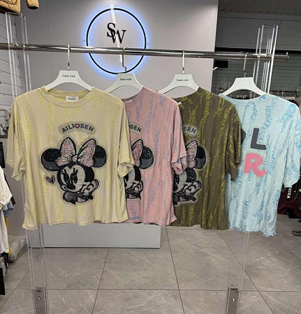 Футболка Dgmd 1230-3 mix - делук