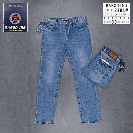 Джинсы Baron Jeans 2381 l.blue - делук