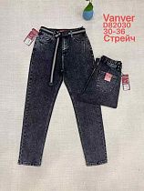Джинсы Vanver D82030 black - делук