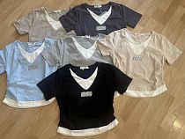 Топ Dorimodes AH072 grey - делук
