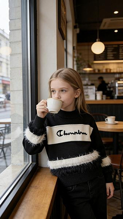 Свитер Yalisi 860 black - делук