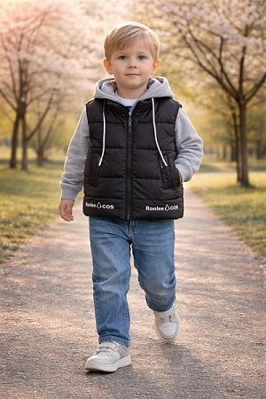 Жилетка Major Kids 6M-18 black - делук