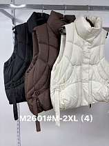 Жилетка Jacket M2601 brown - делук