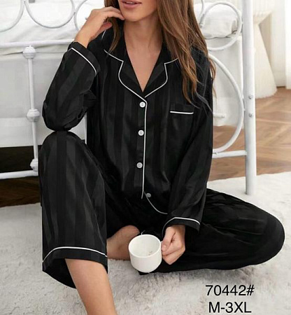 Пижама Estima 70472 black - делук