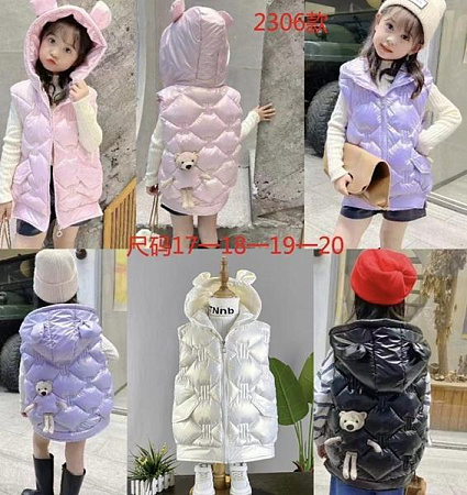 Жилетка Farbique 2306 black - делук