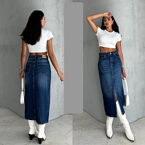 Юбка Ruxa 4520 blue - делук