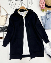 Кофта Спорт Modnulya 7050 black - делук