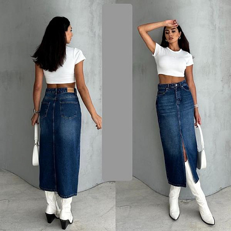 Юбка Ruxa 4520 blue - делук